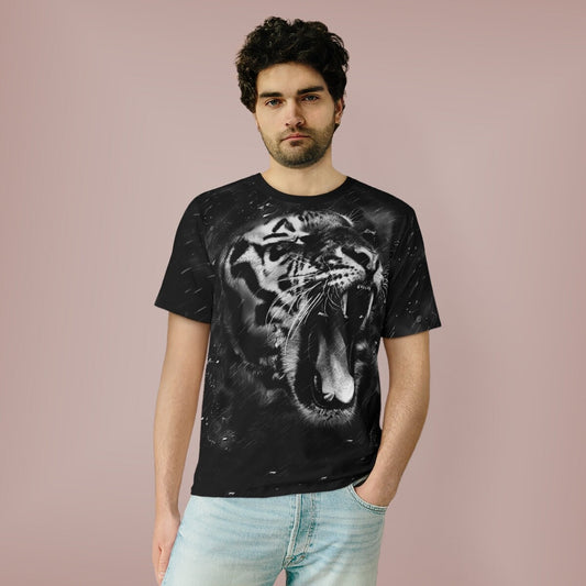 Tiger Print T-Shirt - tiger stripe print design