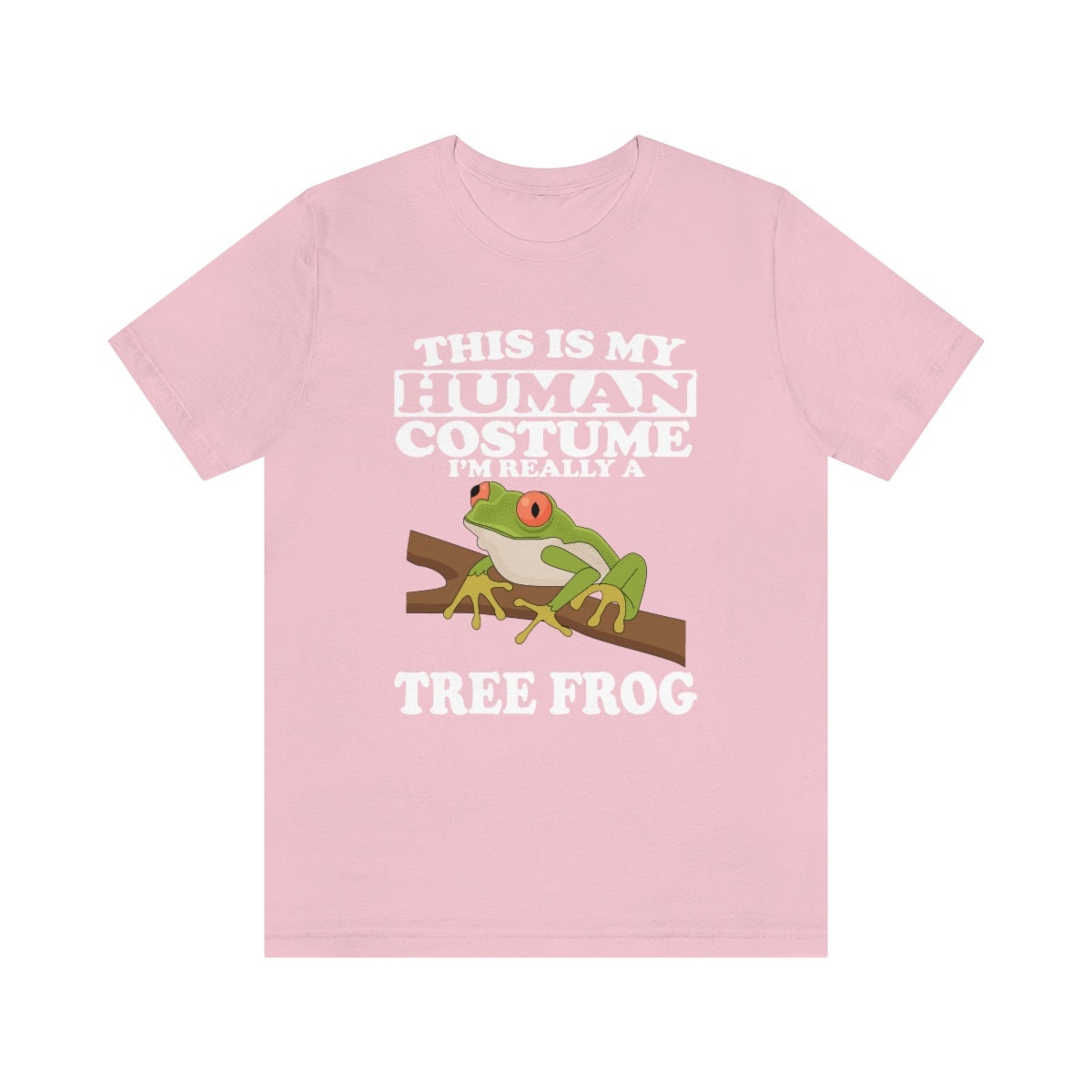 This Is My Human Costume I'm Really A Tree Frog Shirt - tree frog print design