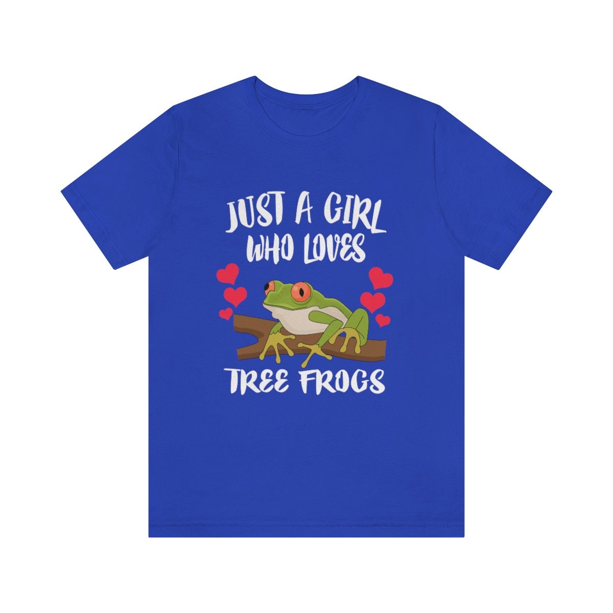 Just A Girl Who Loves Tree Frogs Shirt - tree frog print design