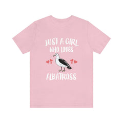 Just A Girl Who Loves Albatross Birds Shirt - albatross print design