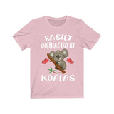 Easily Distracted By Koalas Shirt, Koala Lover Shirt, Koala Shirt, Funny Koala Gift, Adult Boy Girl T-Shirt Image 4