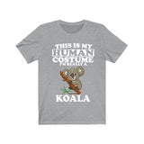 This Is My Human Costume I'm Really A Koala Shirt, Koala Lover Shirt, Koala Boy Girl Shirt, Koala Funny Gift, Animal Shirt Image 3