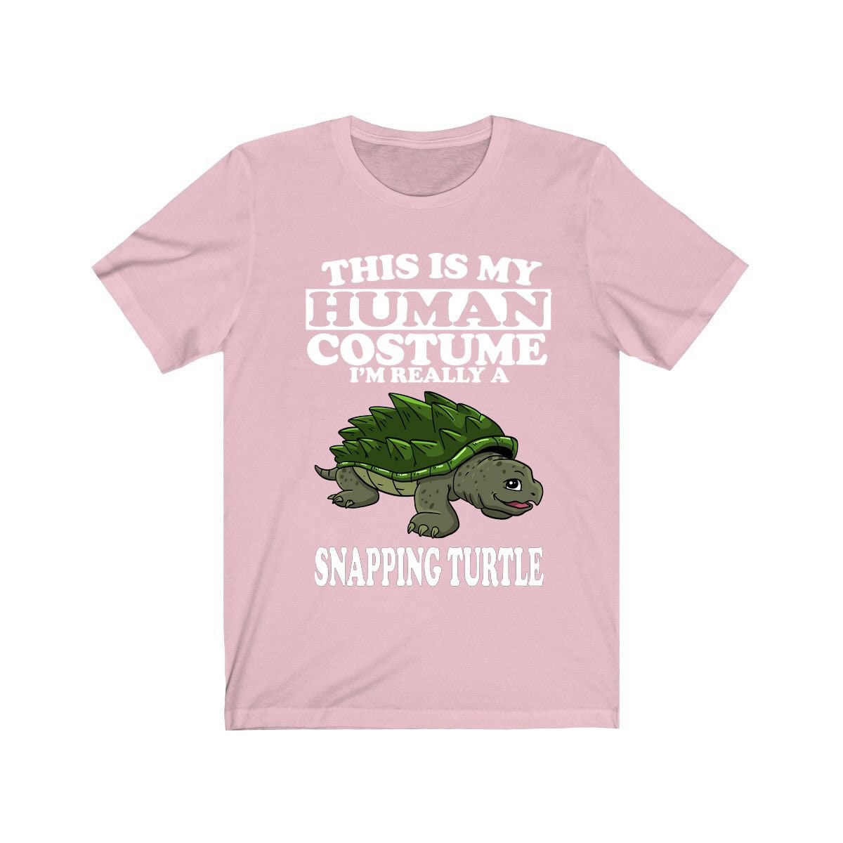Snapping Turtle Human Costume Shirt - snapping turtle print design