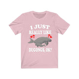 I Just Really Like Dugongs Ok Shirt, Dugong Lover Shirt, Dugong Gift, Animals Adult Toddler Infant Kids Gift T-Shirt Image 4