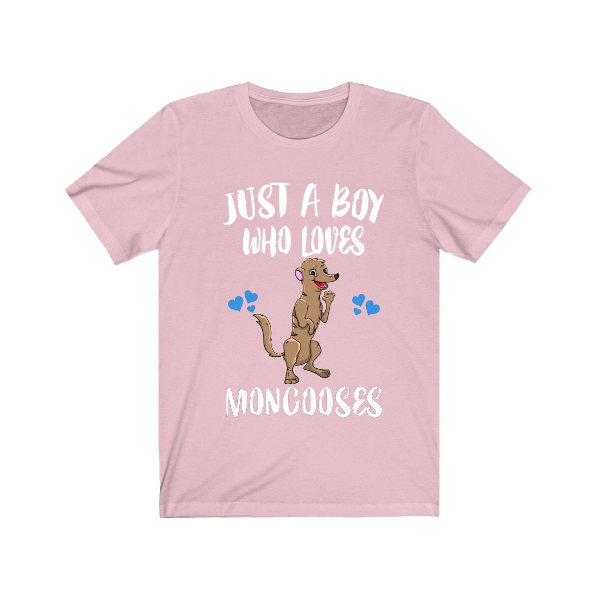 Just A Boy Who Loves Mongooses Shirt - mongoose print design