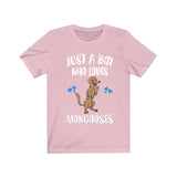 Just A Boy Who Loves Mongooses Shirt, Mongoose Lover Shirt, Mongoose Shirt, Mongoose Lover Gift, Animal Adult Kids T-Shirt Image 4