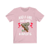 Just A Girl Who Loves Koalas Shirt, Koala Lover Shirt, Koala Lover Gift, Koala Shirt, Koala Tee, Animal Adult Kids Image 4
