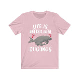 Life Is Better With Dugongs Shirt, Dugong Lover Shirt, Dugong Gift, Animals Adult Toddler Infant Kids Gift T-Shirt Image 4