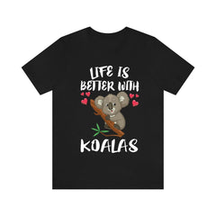 Life Is Better With Koalas Shirt - koala print design