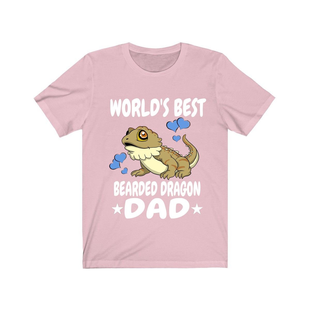 World's Best Bearded Dragon Dad Shirt - Bearded Dragon print design