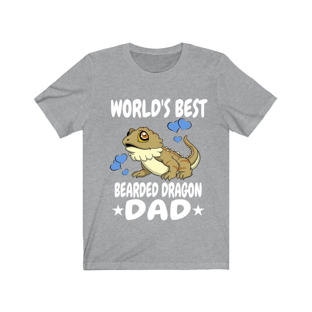 World's Best Bearded Dragon Dad Shirt - Bearded Dragon print design