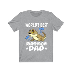 World's Best Bearded Dragon Dad Shirt - Bearded Dragon print design