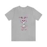 Bunny Hiding Under The T-Shirt, Rabbit Lover Shirt, Bunny Lover Shirt, Funny Bunny Shirt, Rabbit Boy Girl Gift, Animal Adult Kids T-Shirt Image 2