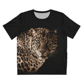 Leopard Animal T-Shirt, Leopard Lover Shirt, Leopard Gift, Big Cat Gift, Boy Girl Leopard Shirt, Animal Adult Kids T-Shirt Image 1