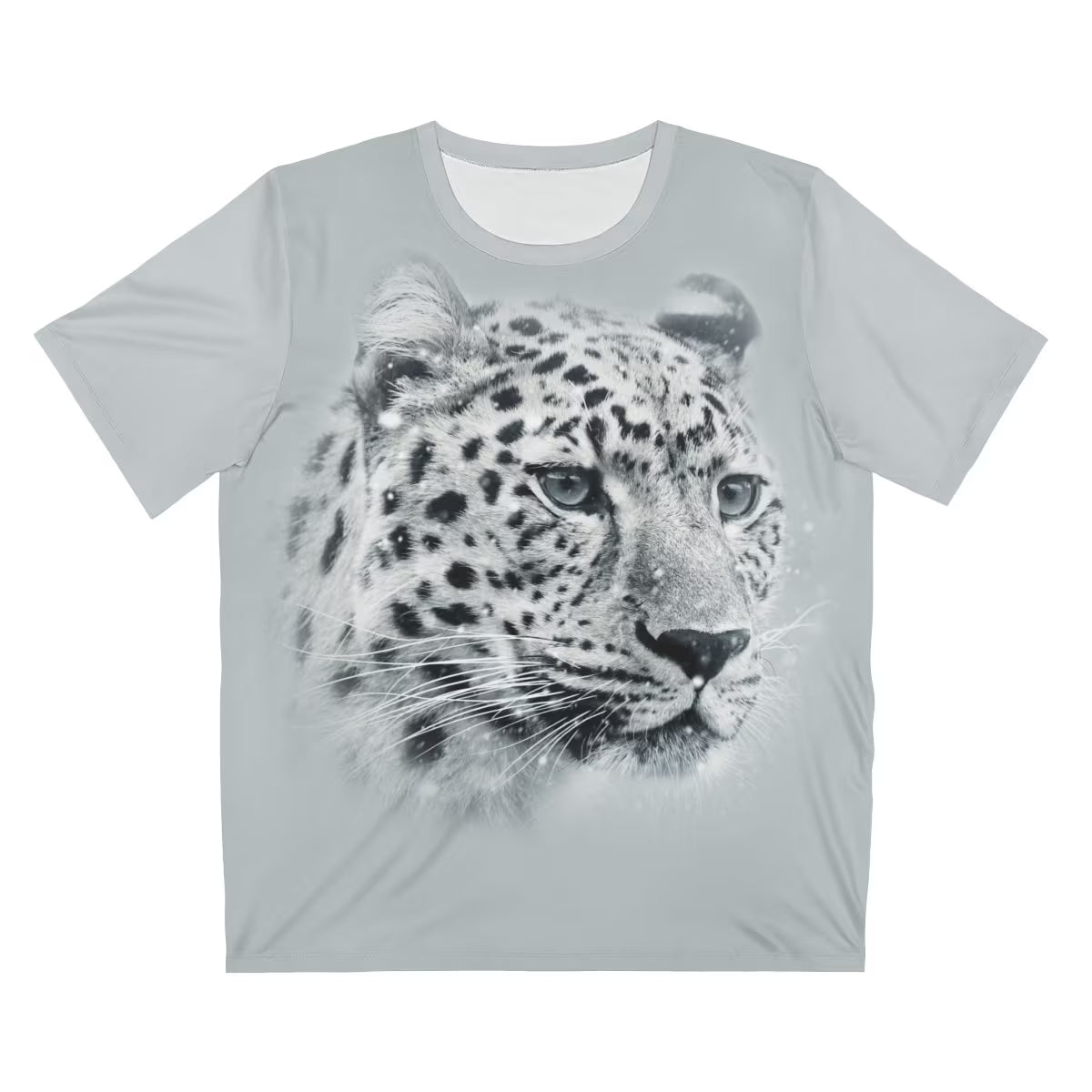 Snow Leopard T-Shirt - snow leopard print design