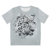 Snow Leopard T-Shirt - snow leopard print design