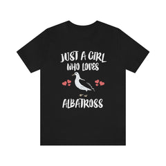 Just A Girl Who Loves Albatross Birds Shirt - albatross print design
