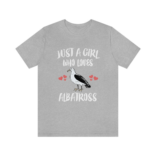 Just A Girl Who Loves Albatross Birds Shirt - albatross print design