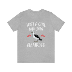 Just A Girl Who Loves Albatross Birds Shirt - albatross print design
