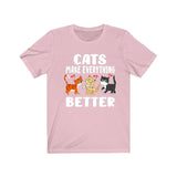 Cats Make Everything Better Shirt, Cat Lover Shirt, Cat Shirt, Cat Funny Shirt, Cat Lover Gift, Cat Boy Girl T-Shirt Image 4