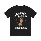 Easily Distracted By Mongooses Shirt, Mongoose Lover Shirt, Mongoose Shirt, Mongoose Lover Gift, Animal Adult Kids T-Shirt Image 2