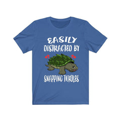 Easily Distracted By Snapping Turtles Shirt - snapping turtle print design