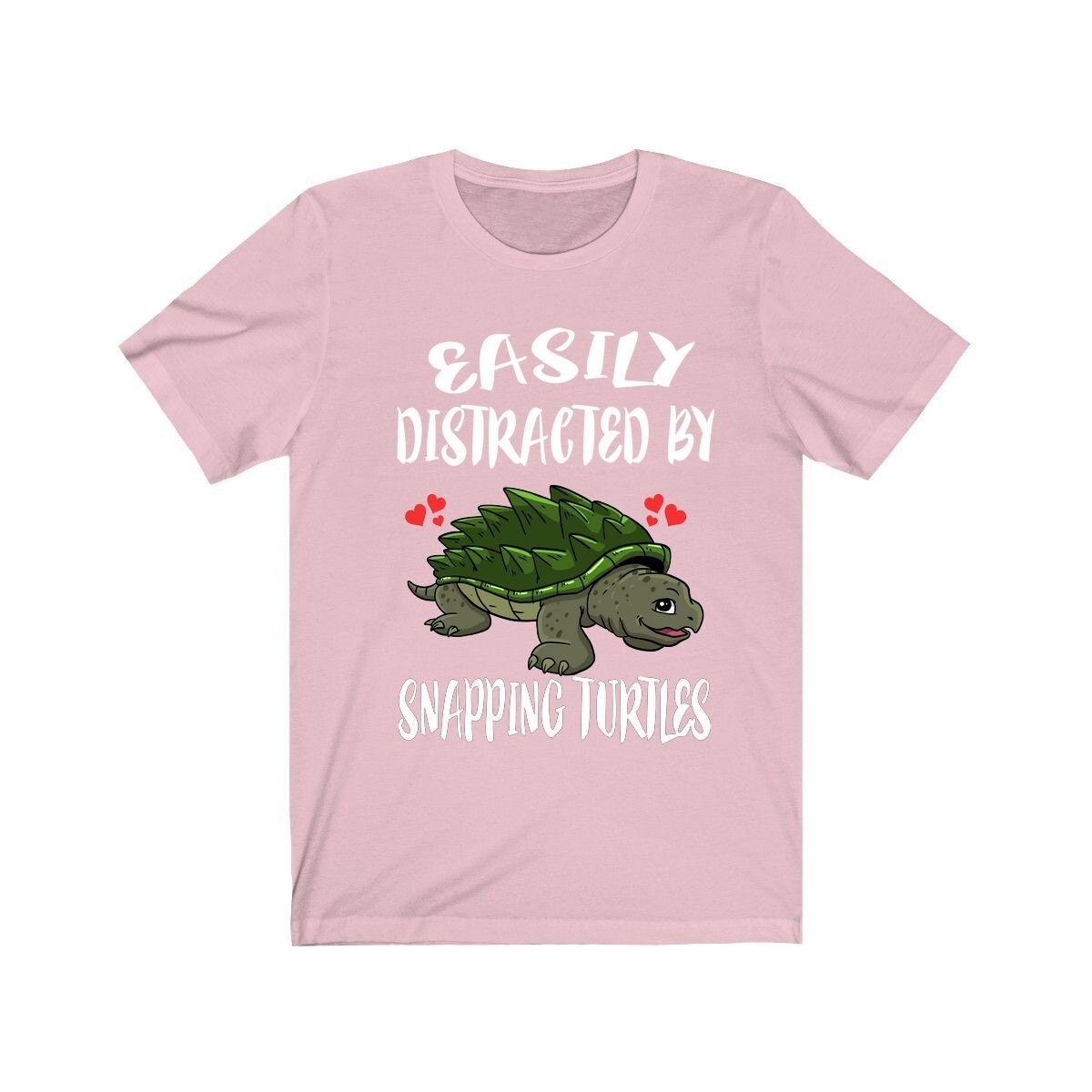 Easily Distracted By Snapping Turtles Shirt - snapping turtle print design