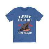 I Just Really Like Flying Foxes Ok Bats Shirt, Bat Lover Shirt, Bat Shirt, Flying Fox Bat Gift, Animal Adult Kids T-Shirt Image 3