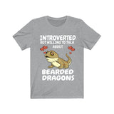 Introverted But Willing To Talk About Bearded Dragons Shirt, Bearded Dragon Owner Shirt, Bearded Dragon Shirt, Lizard Shirt, Boy Girl Shirt Image 3