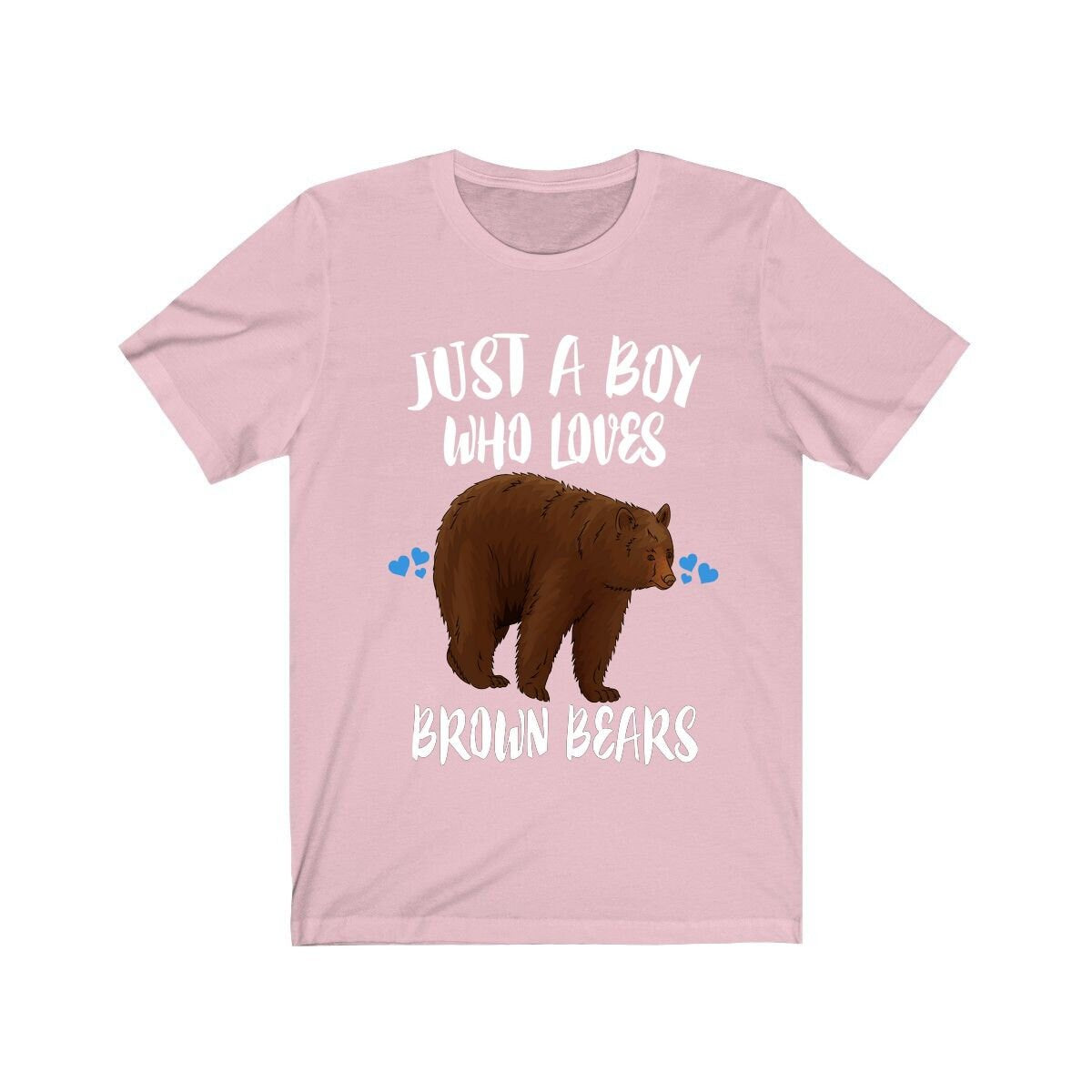 Just A Boy Who Loves Brown Bears Shirt - Brown Bear print design