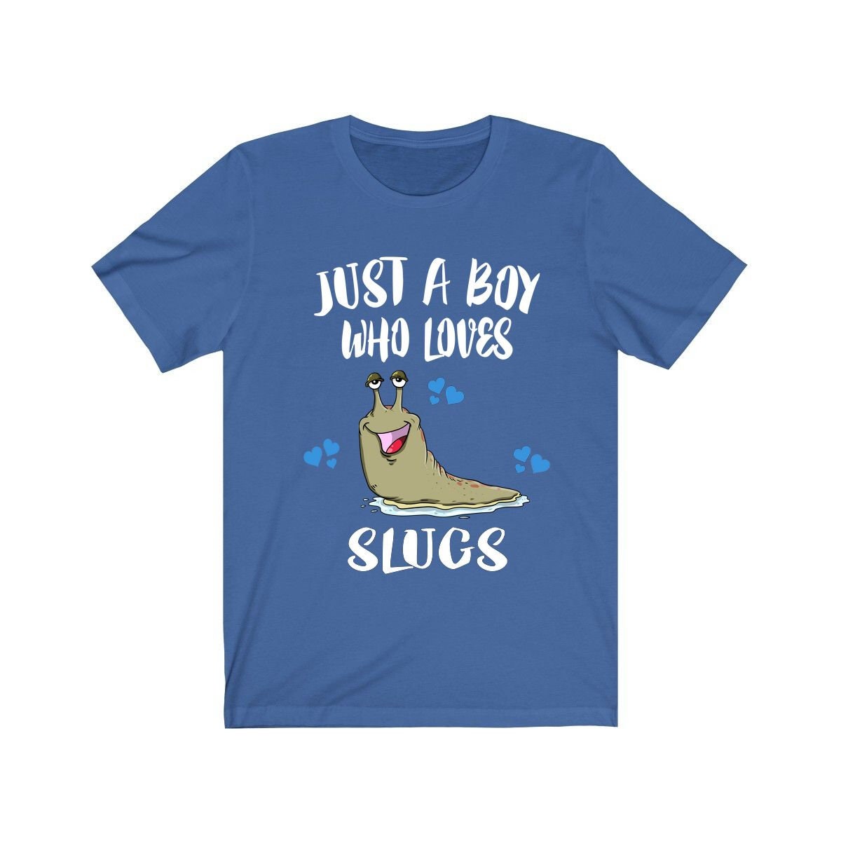 Just A Boy Who Loves Slugs Shirt, Slug Lover Shirt, Snail Gift, Animal Lover Adult Toddler Infant Kids Gift T-Shirt Image 1