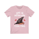 Life Is Better With Flying Foxes Bats Shirt, Bat Lover Shirt, Bat Shirt, Flying Fox Bat Gift, Animal Adult Kids T-Shirt Image 4