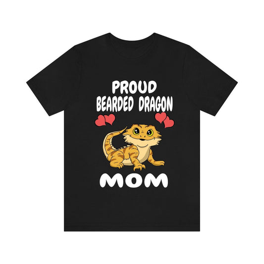 Proud Bearded Dragon Mom Shirt, Bearded Dragon Owner Shirt, Women Bearded Dragon Shirt, Bearded Dragon Lizard Girl Gift Shirt Image 1