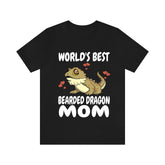 World's Best Bearded Dragon Mom Shirt, Bearded Dragon Owner Shirt, Women Bearded Dragon Shirt, Bearded Dragon Lizard Girl Gift Shirt Image 1