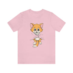 Cats Kitten Behind Peeking Shirt - kitten print design