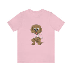 Dog Puppy Behind Peeking Shirt - puppy print design