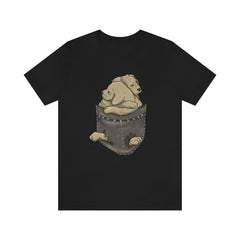 Dog Puppy In A Pocket Shirt - puppy print design