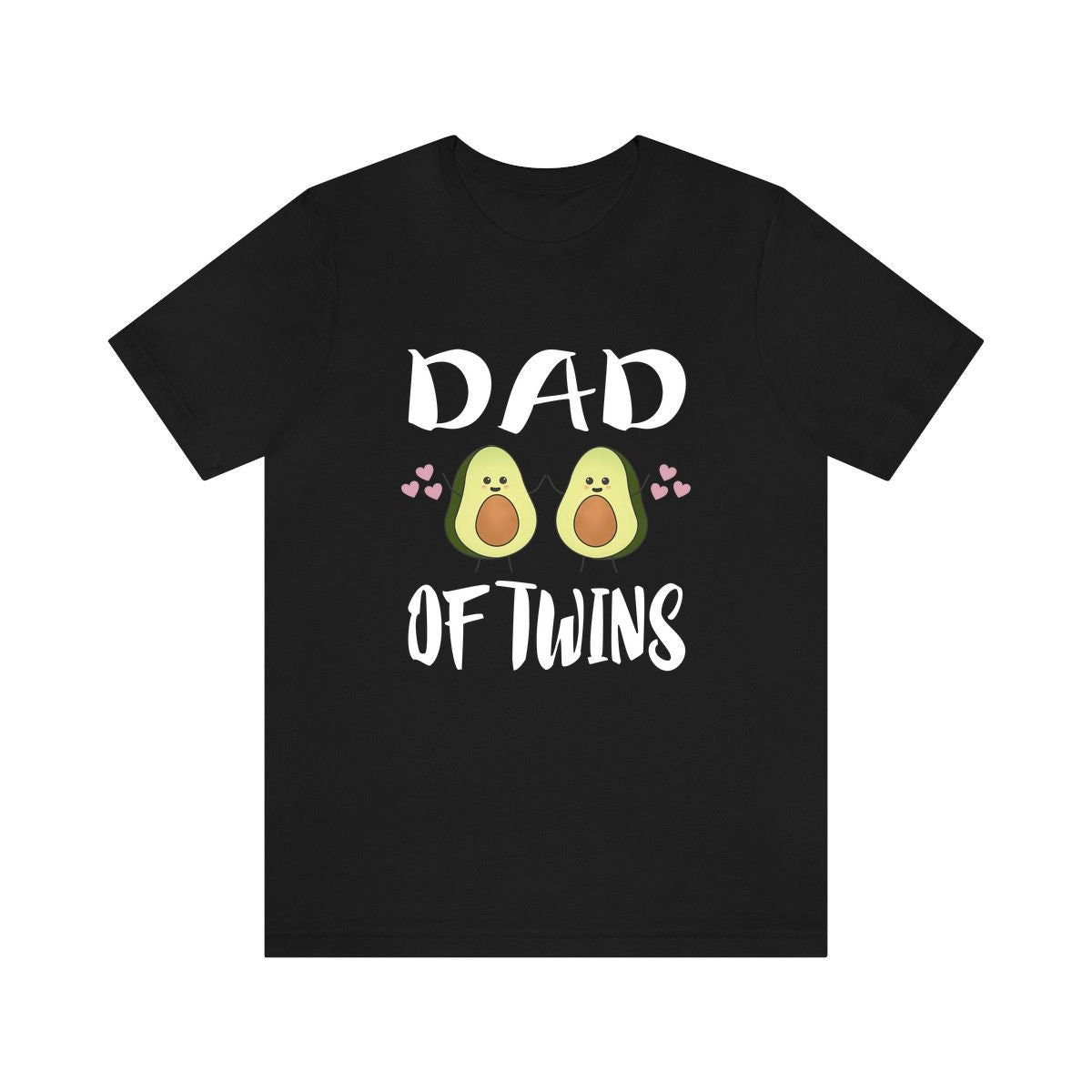 Dad Of Twins Avocado Shirt, Dad Of Twins Gift, Dad Of Twins Announcement Shirt, Father Of Twins Gift T-Shirt Image 1