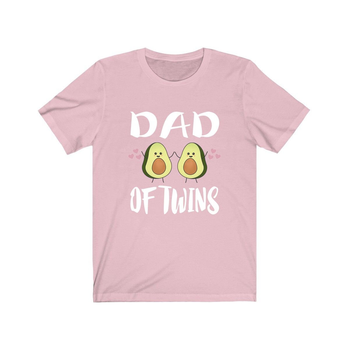 Dad Of Twins Avocado T-Shirt - avocado dad of twins print design