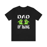 Dad Of Twins Crocodiles Shirt, Dad Of Twins Gift, Dad Of Twins Announcement Shirt, Father Of Twins Gift T-Shirt Image 1