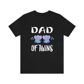 Dad Of Twins Elephants Shirt, Dad Of Twins Gift, Dad Of Twins Announcement Shirt, Father Of Twins Gift T-Shirt Image 1