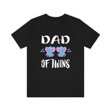 Dad Of Twins Elephants Shirt, Dad Of Twins Gift, Dad Of Twins Announcement Shirt, Father Of Twins Gift T-Shirt Image 1