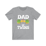 Dad Of Twins Turtles Shirt, Dad Of Twins Gift, Dad Of Twins Announcement Shirt, Father Of Twins Gift T-Shirt Image 3