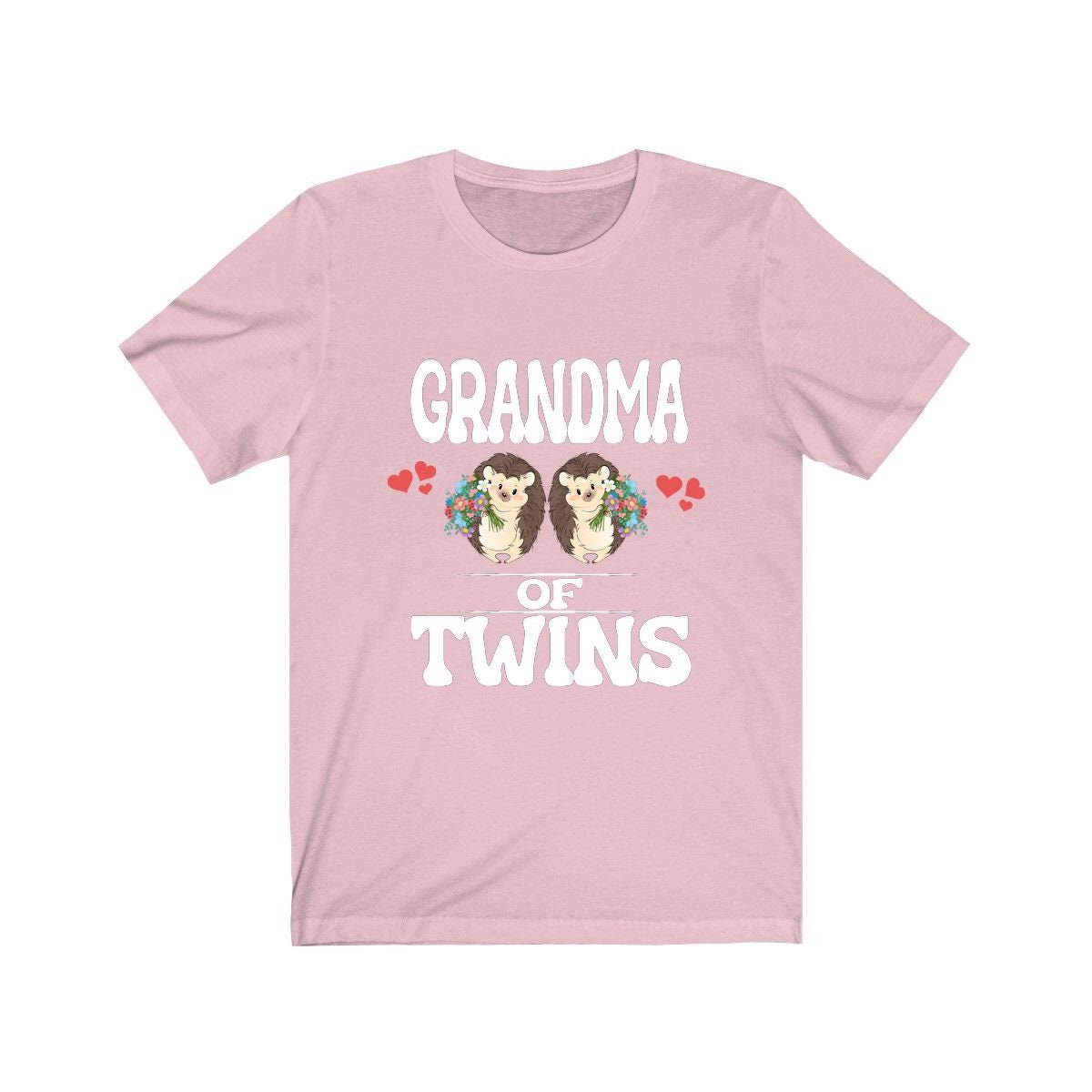 Grandma Of Twins Hedgehogs Shirt - grandma of twins hedgehog print design