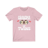 Grandma Of Twins Hedgehogs Shirt, Grandma Of Twins Gift, Grandma Of Twins Announcement Grandmother Gift T-Shirt Image 4