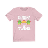 Grandma Of Twins Shirt, Grandma Of Twins Turtles Gift, Grandma Of Twins Announcement Grandmother Gift T-Shirt Image 4