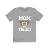 Mom Of Twins Shirt, Mom Of Twins Squirrels Gift, Mom Of Twins Announcement, Mom Of Twins Pregnancy Mother Gift T-Shirt Image 1