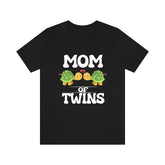 Mom Of Twins Shirt, Mom Of Twins Turtles Gift, Mom Of Twins Announcement, Mom Of Twins Pregnancy Mother Gift T-Shirt Image 1