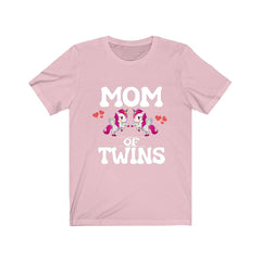 Mom of twins unicorns magical pregnancy announcement tee