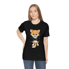 Cats Kitten Behind Peeking Shirt - kitten print design